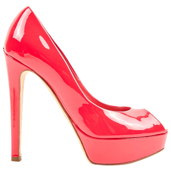 Pre-Owned Dior Pink Patent Leather Heels | ModeSens