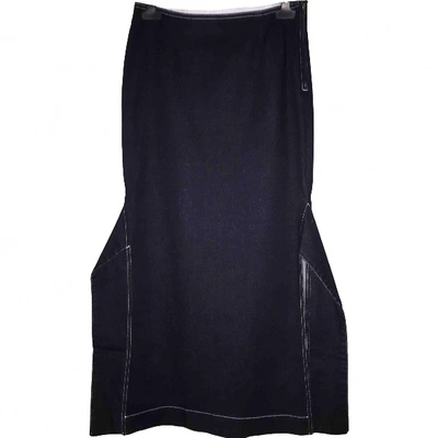 Pre-owned Stella Mccartney Mid-length Skirt In Navy