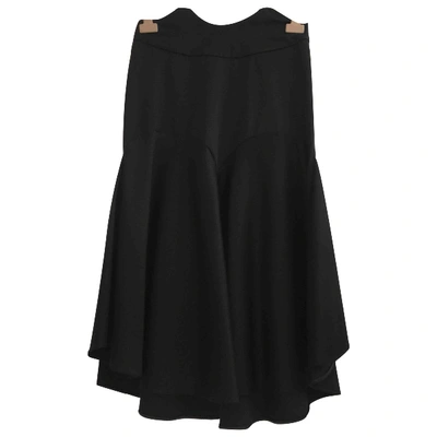 Pre-owned Stella Mccartney Wool Mid-length Skirt In Black
