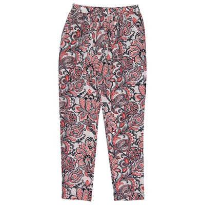 Pre-owned Stella Mccartney Silk Carot Pants In Other