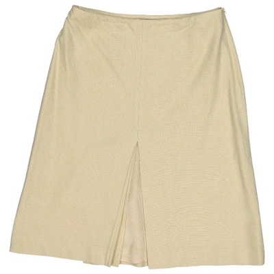 Pre-owned Stella Mccartney Mid-length Skirt In Ecru