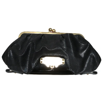 Pre-owned Stella Mccartney Clutch Bag In Black