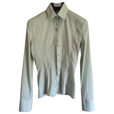 Pre-owned Stella Mccartney Silk Shirt In Green