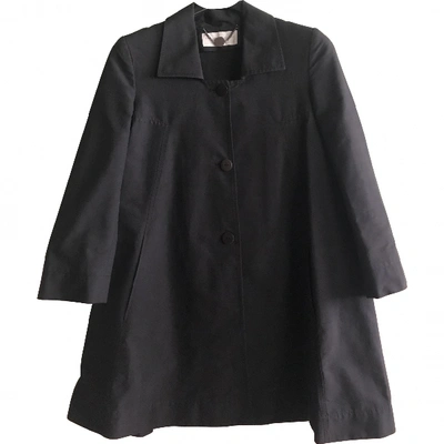 Pre-owned Stella Mccartney Trench Coat In Blue