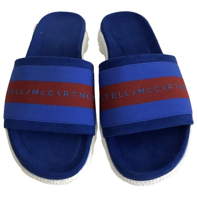 Pre-owned Stella Mccartney Cloth Sandals In Blue