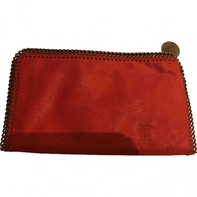 Pre-owned Stella Mccartney Falabella Clutch Bag In Red