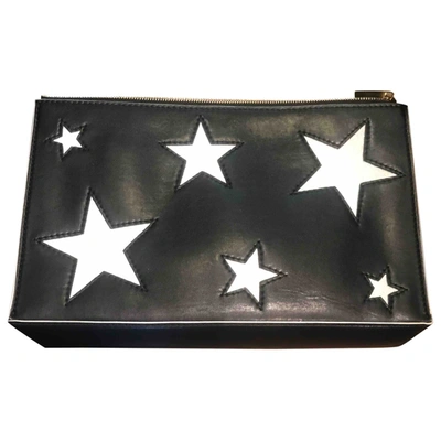 Pre-owned Stella Mccartney Leather Vanity Case In Black