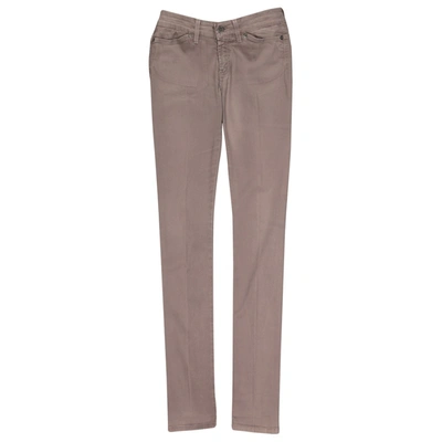 Pre-owned Stella Mccartney Slim Jeans In Grey