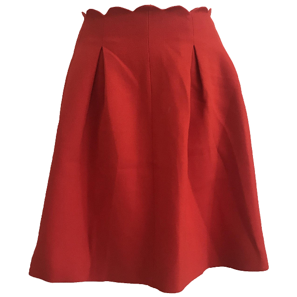 Pre-owned Sandro Red Skirt | ModeSens