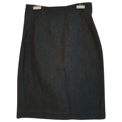 Pre-owned Dondup Mid-length Skirt In Blue
