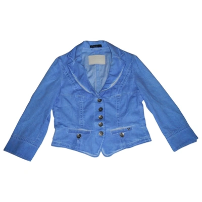 Pre-owned Marc Cain Jacket In Blue