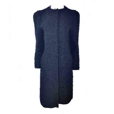 Pre-owned Marni Wool Coat In Blue