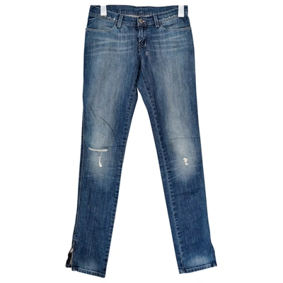 Pre-owned Ksubi Blue Cotton - Elasthane Jeans