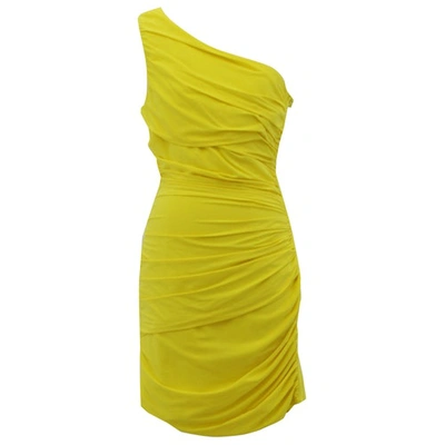 Pre-owned Emporio Armani Yellow Dress