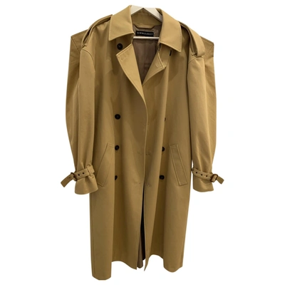 Pre-owned Y/project Camel Cotton Coat