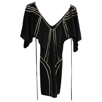 Pre-owned Patrizia Pepe Black Silk Dress