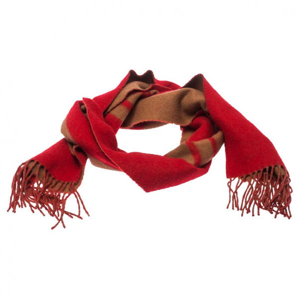 Pre-Owned Louis Vuitton Red Cashmere Scarf | ModeSens