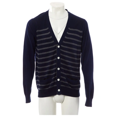 Pre-owned Sacai Navy Cotton Knitwear & Sweatshirts