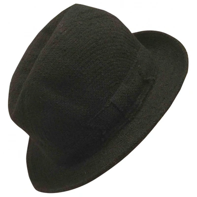 Pre-owned Lanvin Wool Hat In Black