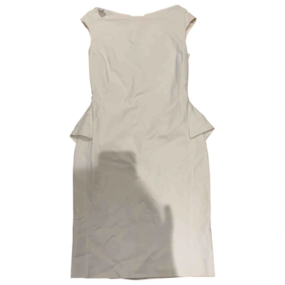 Pre-owned Antonio Berardi Mini Dress In White