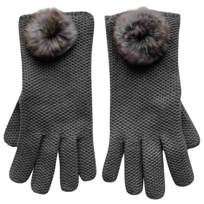 Pre-owned Loro Piana Cashmere Gloves In Grey