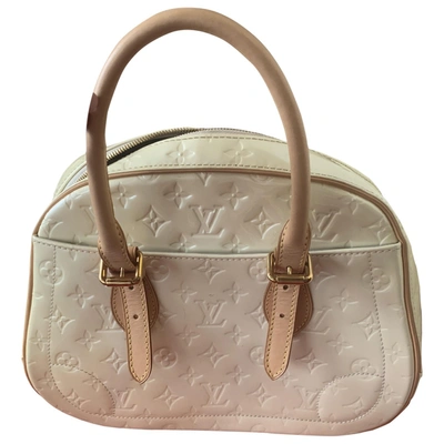 Pre-owned Louis Vuitton Beige Patent Leather Handbag