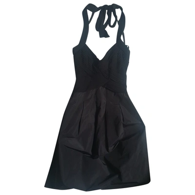 Pre-owned Bcbg Max Azria Mini Dress In Black