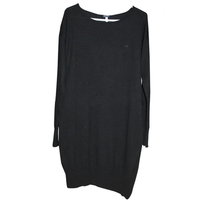 Pre-owned Armani Jeans Mini Dress In Black