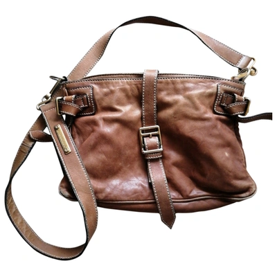 Pre-owned Burberry Leather Crossbody Bag In Brown