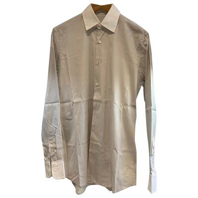 Pre-owned Prada Beige Cotton Shirts