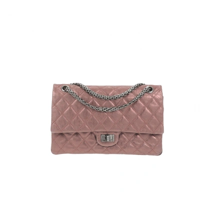 Pre-owned Chanel 2.55 Pink Leather Handbag