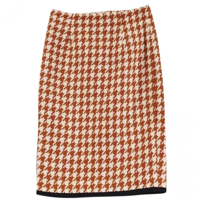 Pre-owned Manoush Orange Wool Skirt