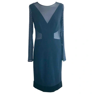 Pre-owned Emilio Pucci Black Silk Dress