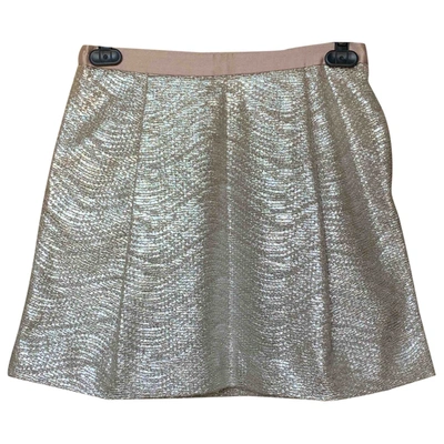Pre-owned Tory Burch Metallic Skirt