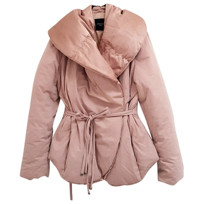 Pre-owned Max Mara Puffer In Pink