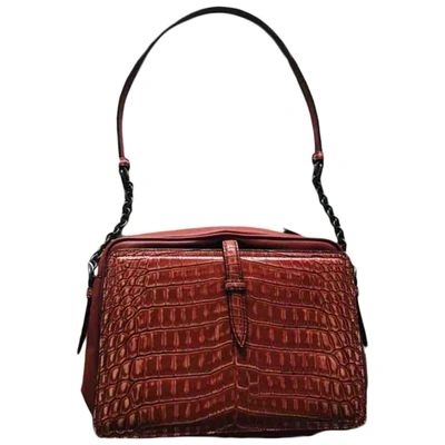 Pre-owned Bottega Veneta Red Alligator Handbag