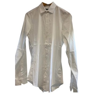 Pre-owned Gucci White Cotton Shirts