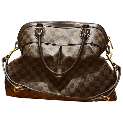 Pre-owned Louis Vuitton Brown Cloth Handbags