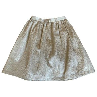 Pre-owned Tara Jarmon Metallic Skirt