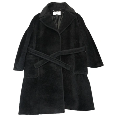 Pre-owned Max Mara Wool Coat In Black