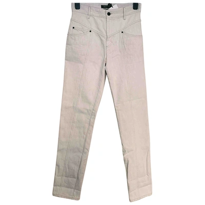 Pre-owned Isabel Marant White Denim - Jeans Jeans