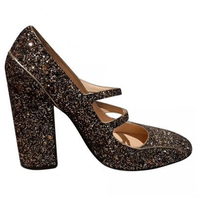 Pre-owned N°21 Gold Glitter Heels