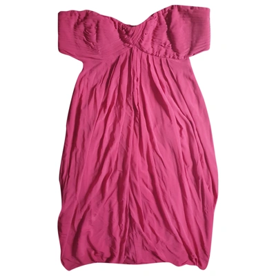 Pre-owned Bcbg Max Azria Mini Dress In Pink