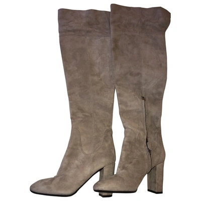 Pre-owned Lk Bennett Beige Suede Boots
