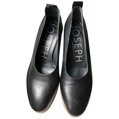 Pre-owned Joseph Black Leather Heels