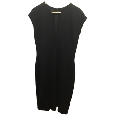 Pre-owned Escada Mid-length Dress In Black
