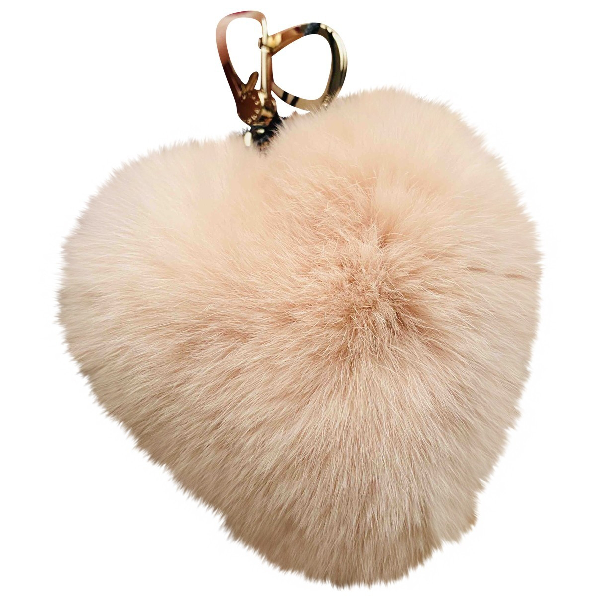 pink fur wallet