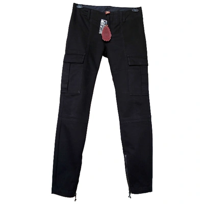 Pre-owned Dondup Slim Pants In Black