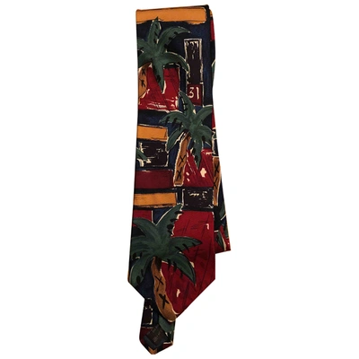 Pre-owned Ermenegildo Zegna Silk Tie In Multicolour