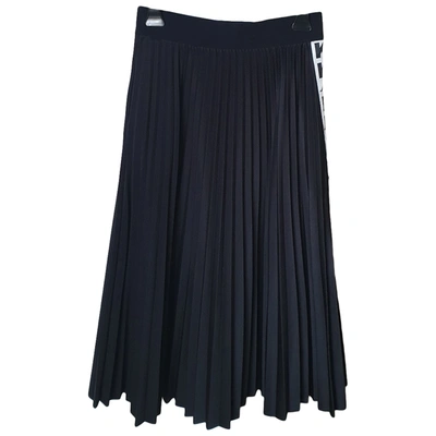 Pre-owned Kappa Mid-length Skirt In Black
